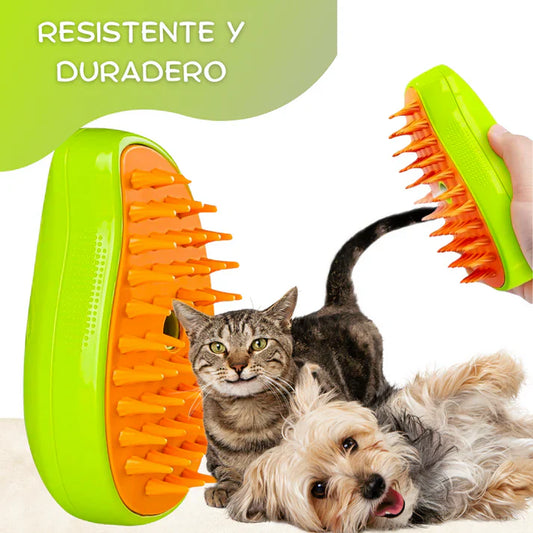 Cepillo De Vapor Para Gatos y perros 3 En 1